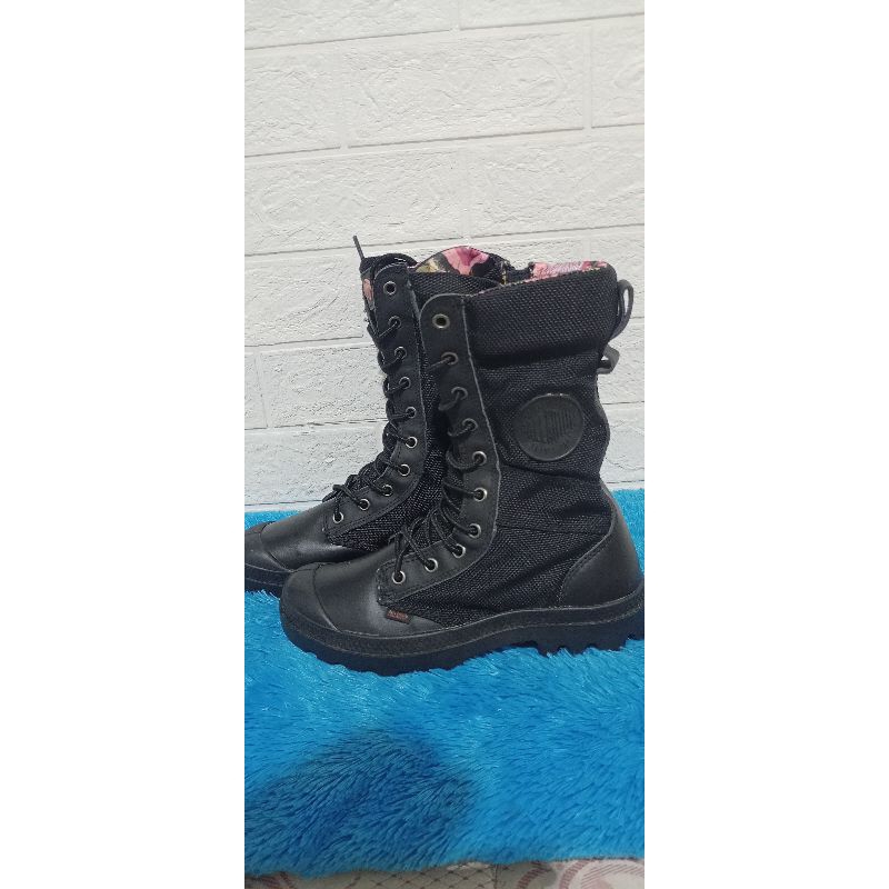 Sepatu Palladium pampa Tactical boots. size 37,5/38.0. second original