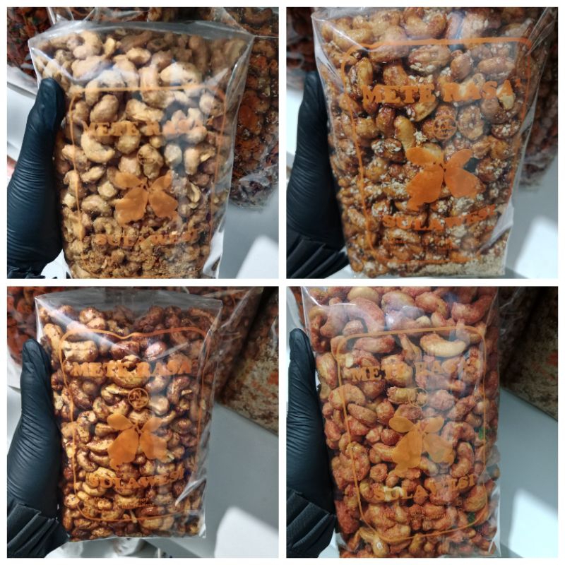 

Kacang Mete Mede Pedas Madu Wijen Crispy 1kg