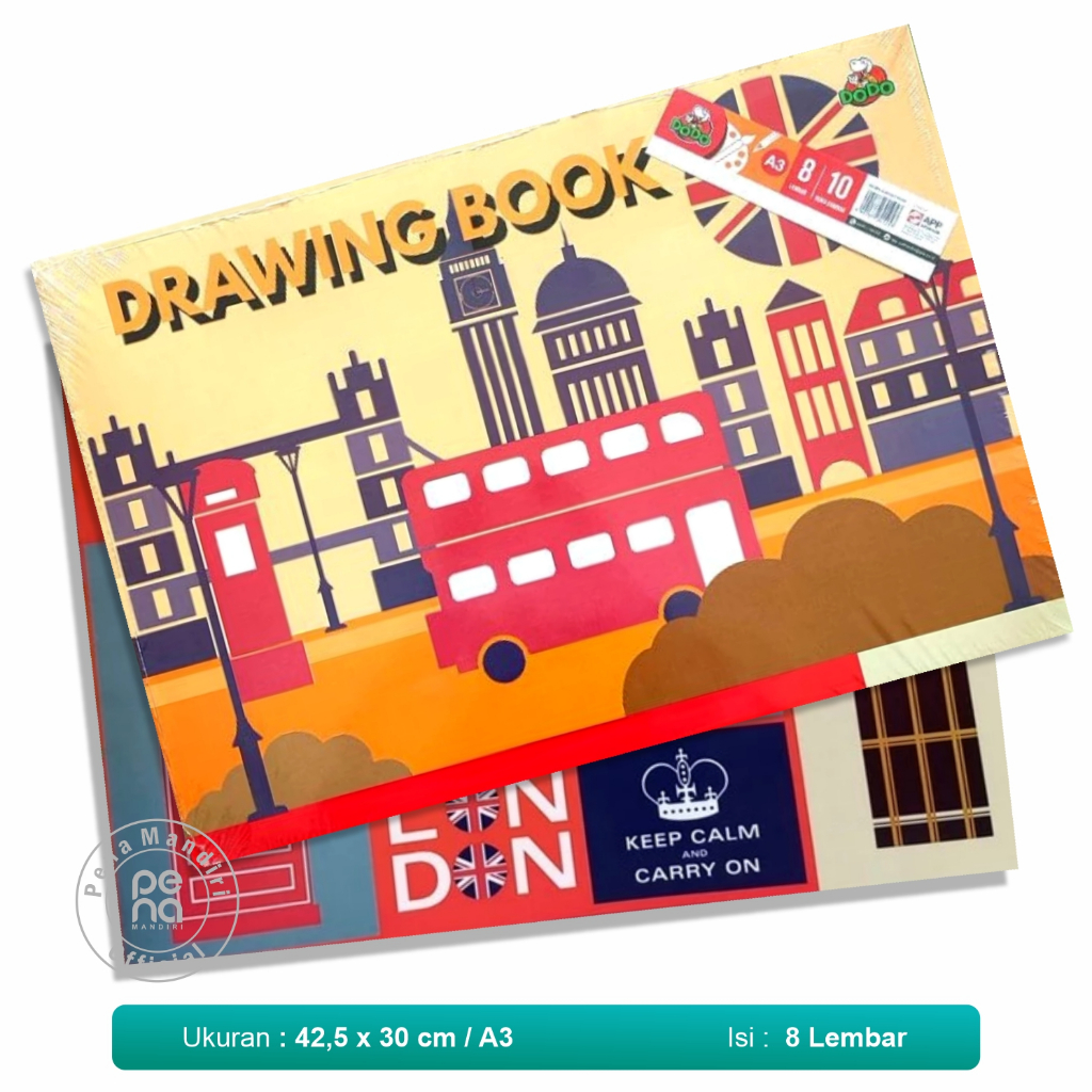 

BUKU GAMBAR DODO A3 DRAWING BOOK UKURAN A3 JUMBO