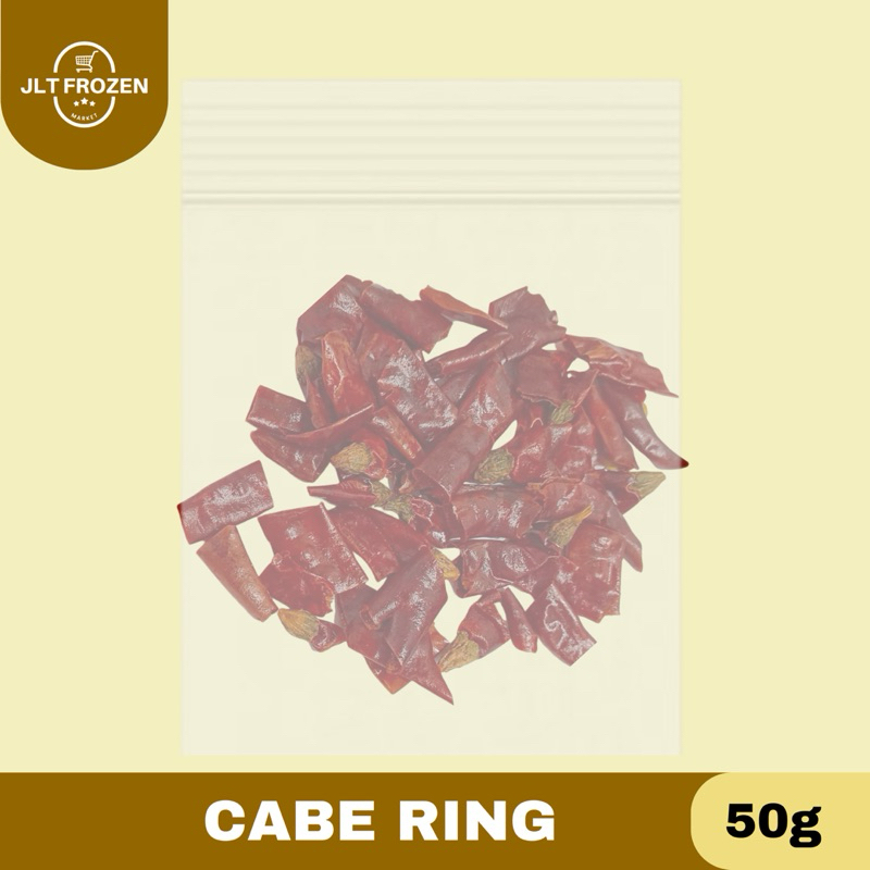 

Cabe Ring Kering / Cabe Kering Potong / Dried Chili REPACK - 50g / 100g