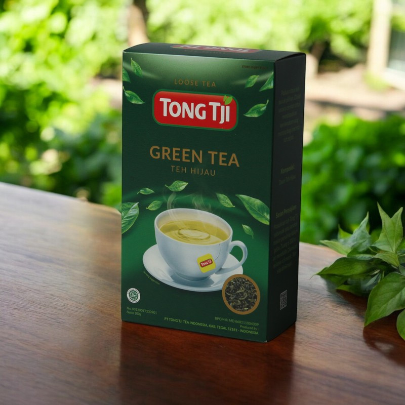 

Tong Tji Green Tea 1 pack isi 100 gram ( Teh Seduh / Loose Tea )