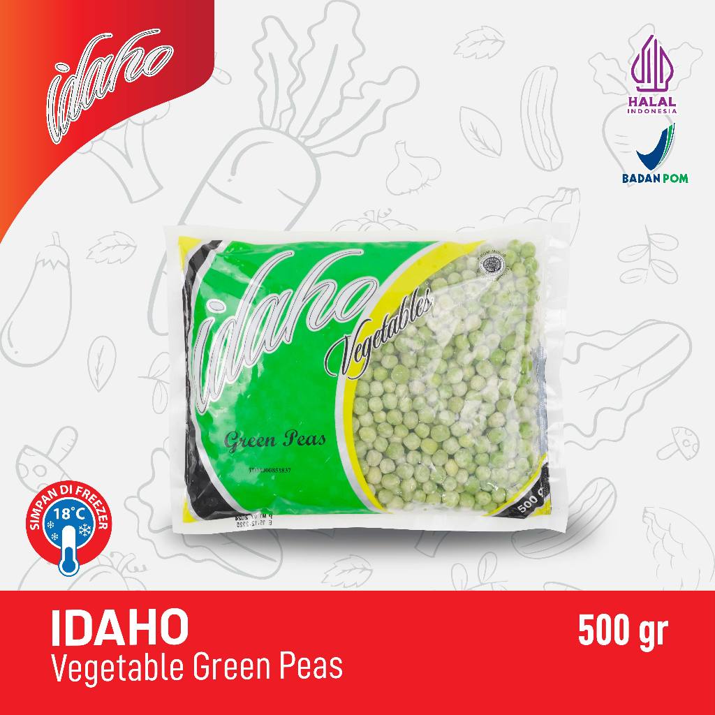 

IDAHO Vegetable Green Peas 500 Gram