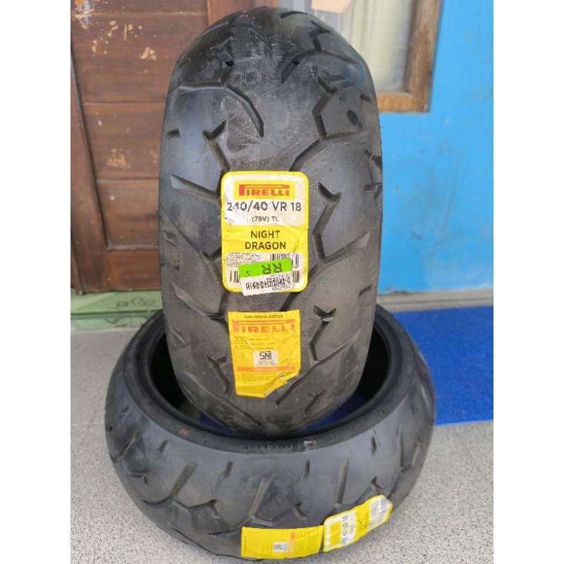 Ban pirelli 240/40-18 night dragon 240 40 ring 18 baru stok lama bisa grossir