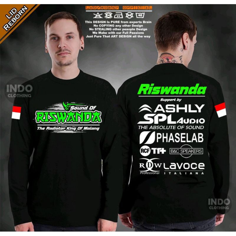 Kaos Riswanda Audio Lengan Panjang Terbaru