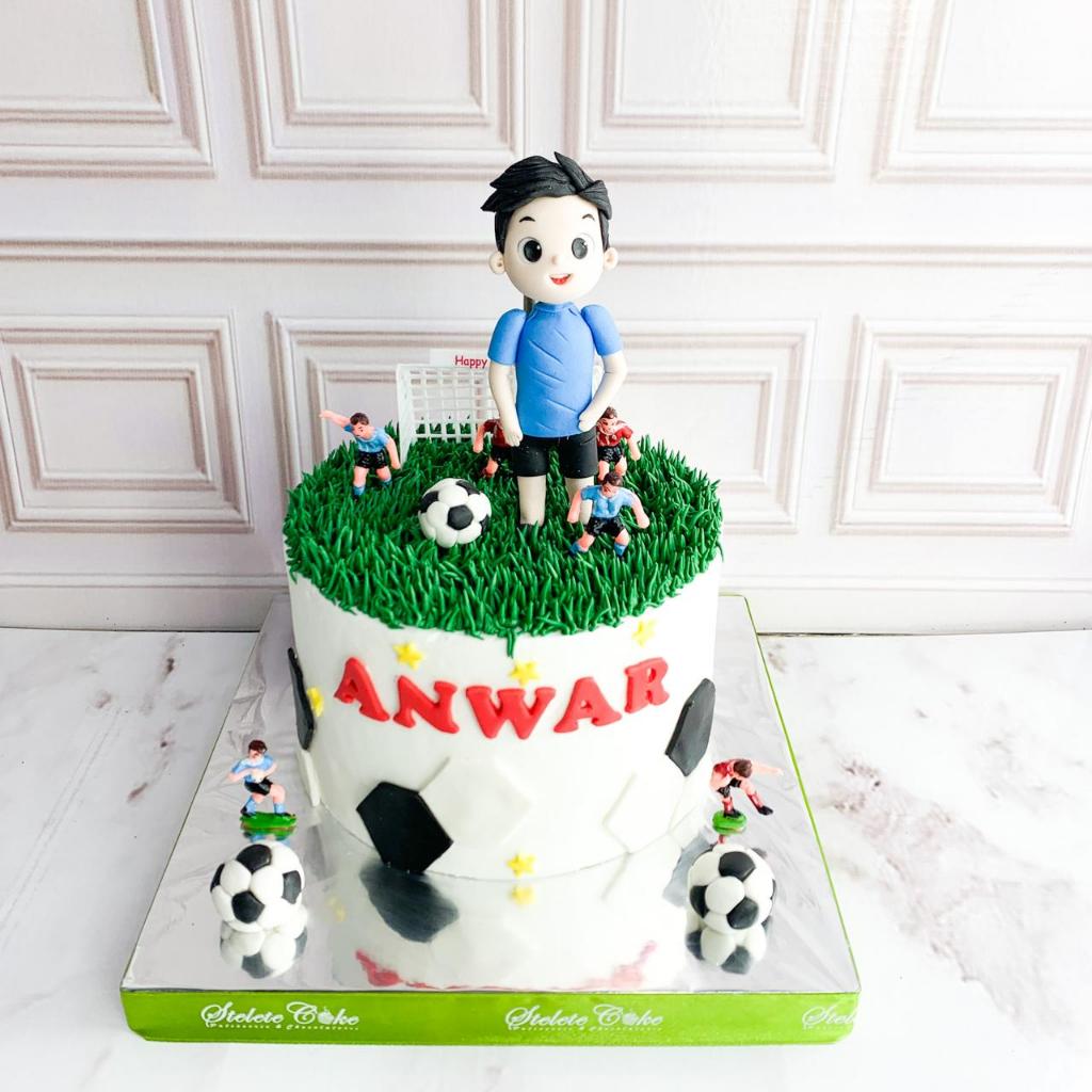 Kue Ulang Tahun/Birthday Cake/Kue Ultah Tema Bola/Kue Birthday Jakarta/Kue Bola