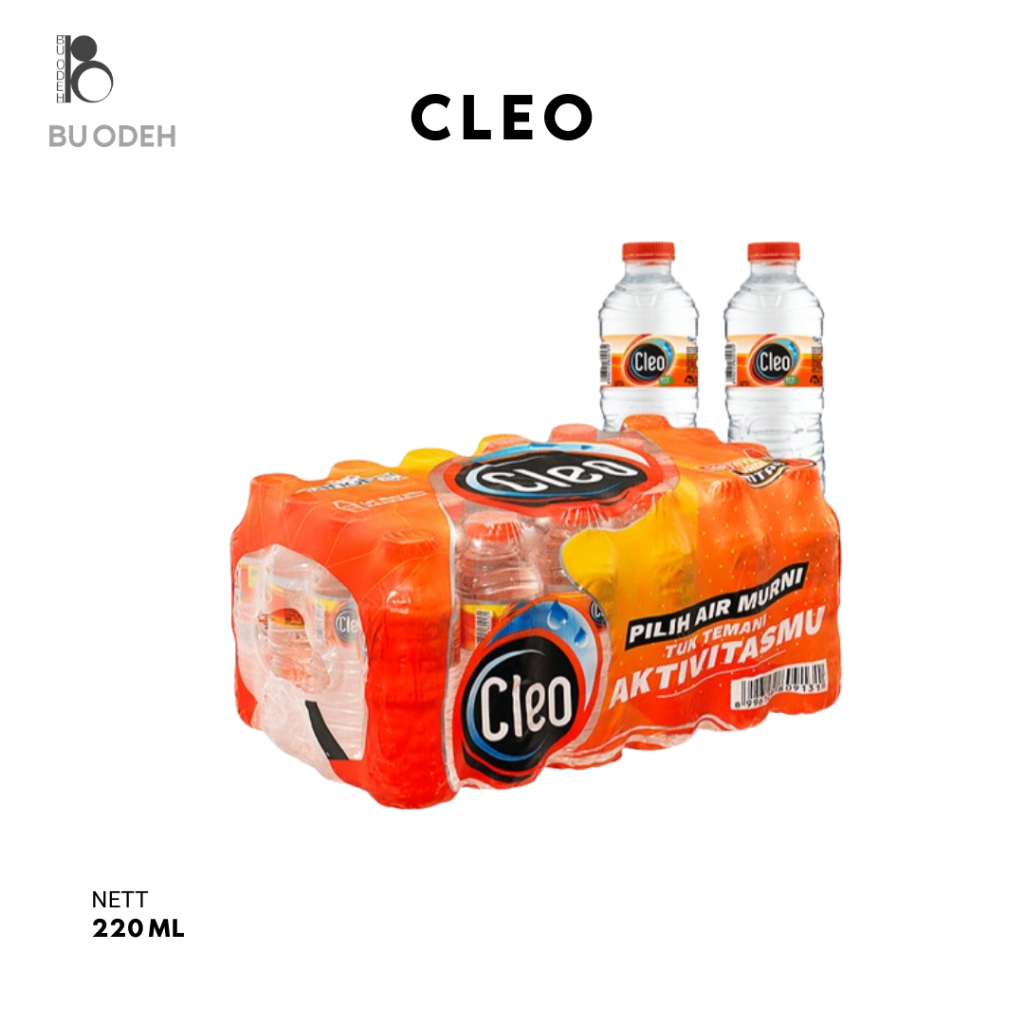 

Cleo botol mini 220ml isi 24