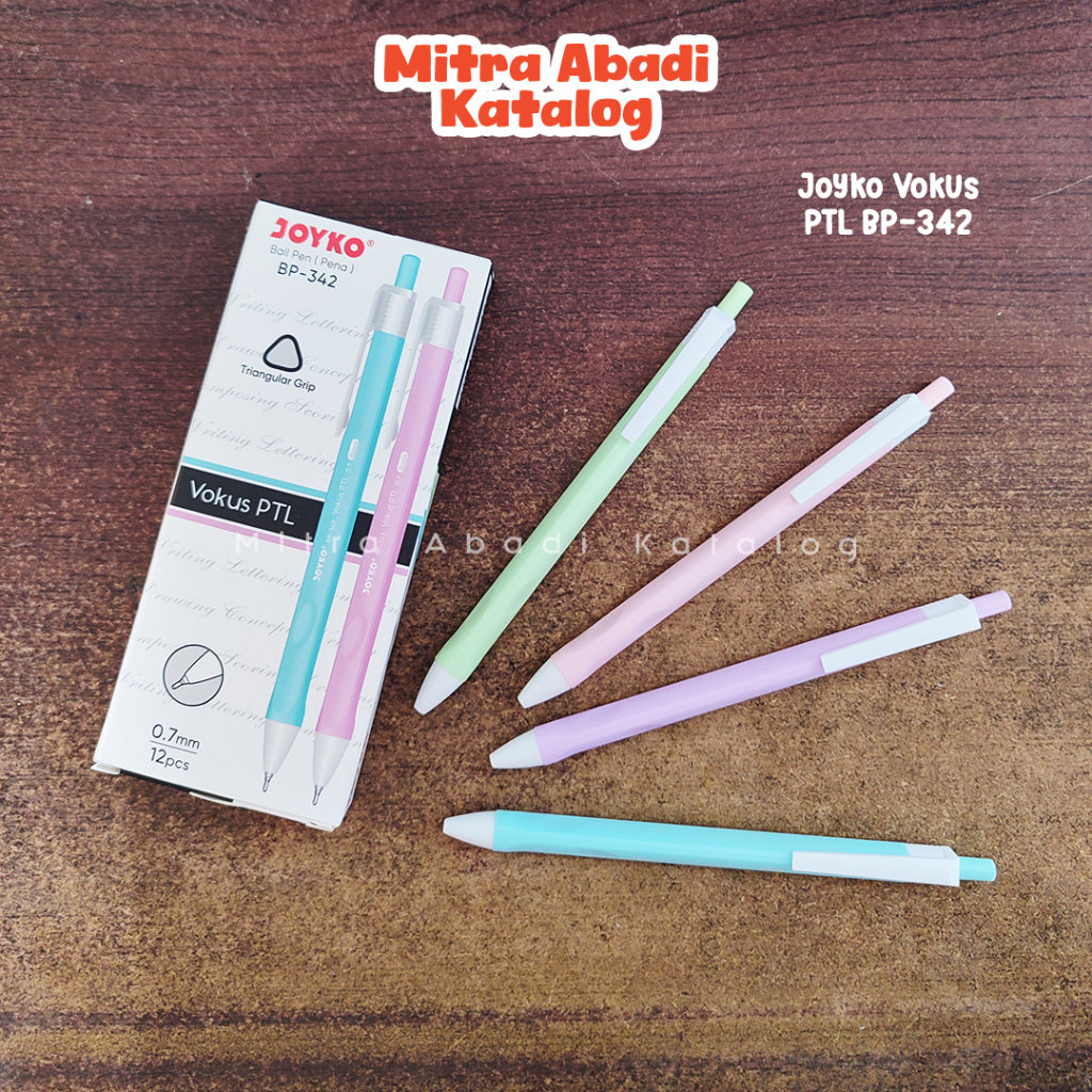 

(12 PCS) PULPEN JOYKO VOKUS PTL BP-342 / PULPEN MURAH TINTA HITAM GROSIR 1 PACK BOLPEN PENA MINIMALIS 0,7 MM ALAT TULIS SEKOLAH KANTOR MITRA ABADI KATALOG JOGJA