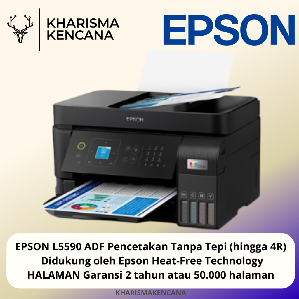 EPSON L5590 ADF PRINTER TANGKI TINTA EPSON ECOTANK
