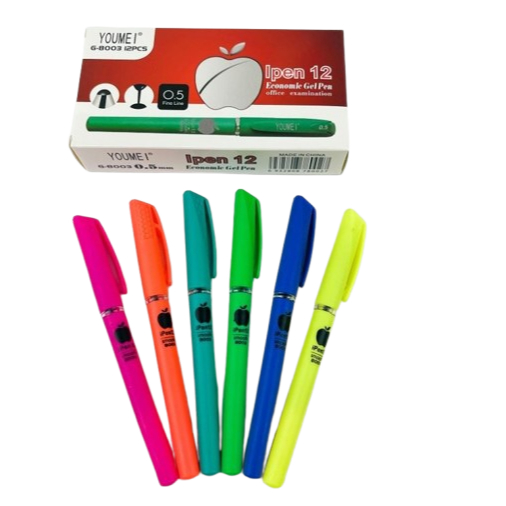 

Bolpen Ipen X Gel Ink 0.38mm Isi 144 pcs Balpoint Pulpen / Bolpen Apple 0.5mm