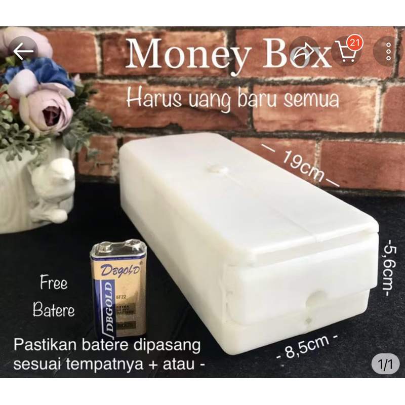 ATM Money Box Kotak Kue Hujan ,Uang Cake Uang,Kotak Uang