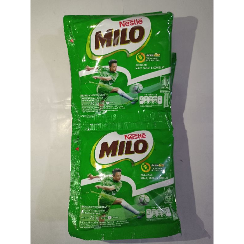 

Nestle Milo Renceng 10 Pcs @ 22g