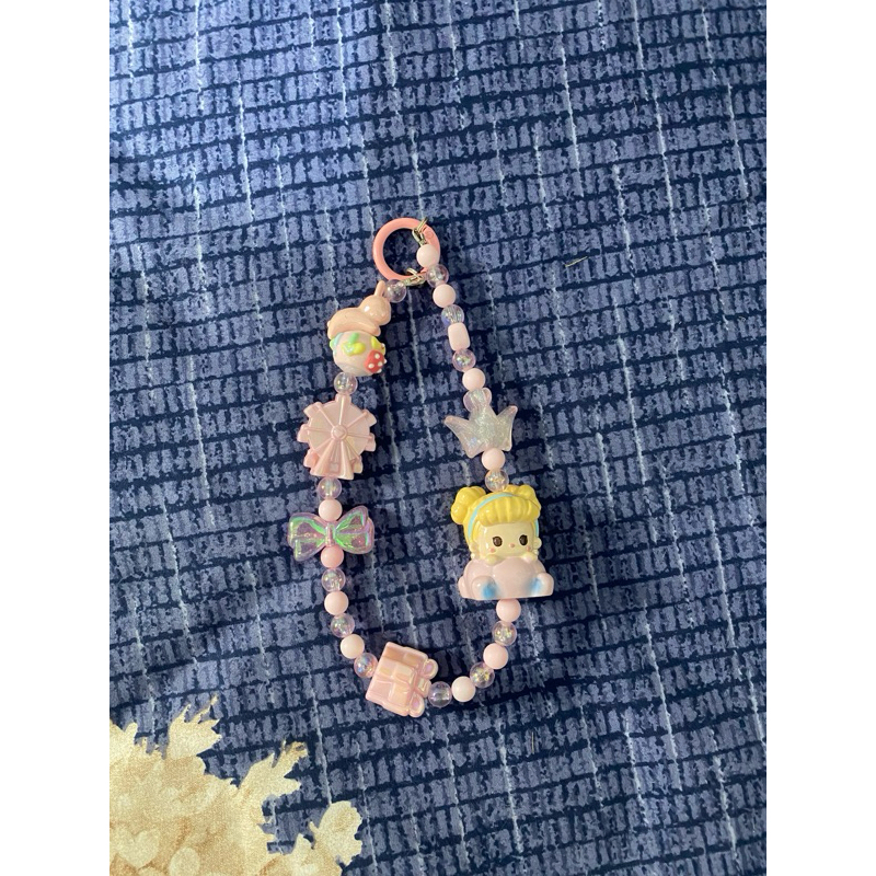 strap phone bag charm preloved