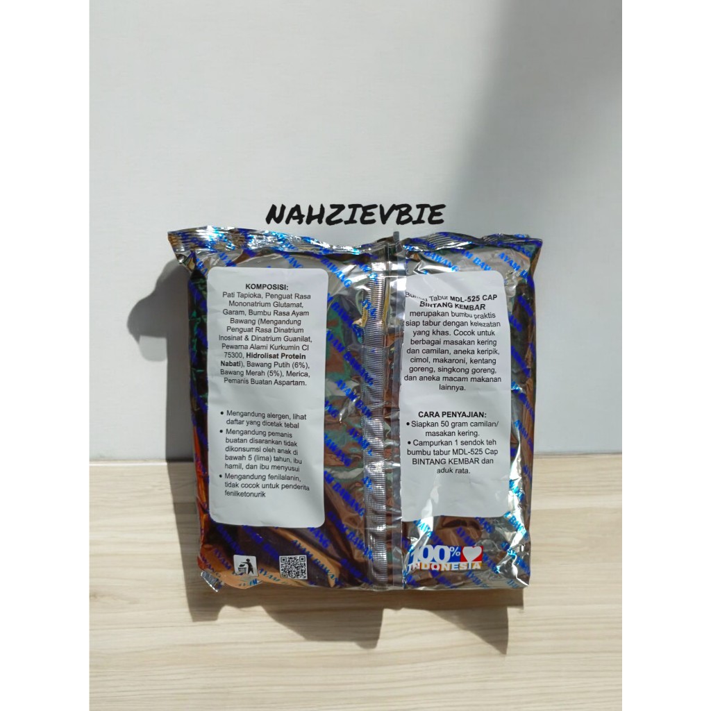 

BUMBU BINTANG KEMBAR MDL-525 BALADO 1KG/1000GR