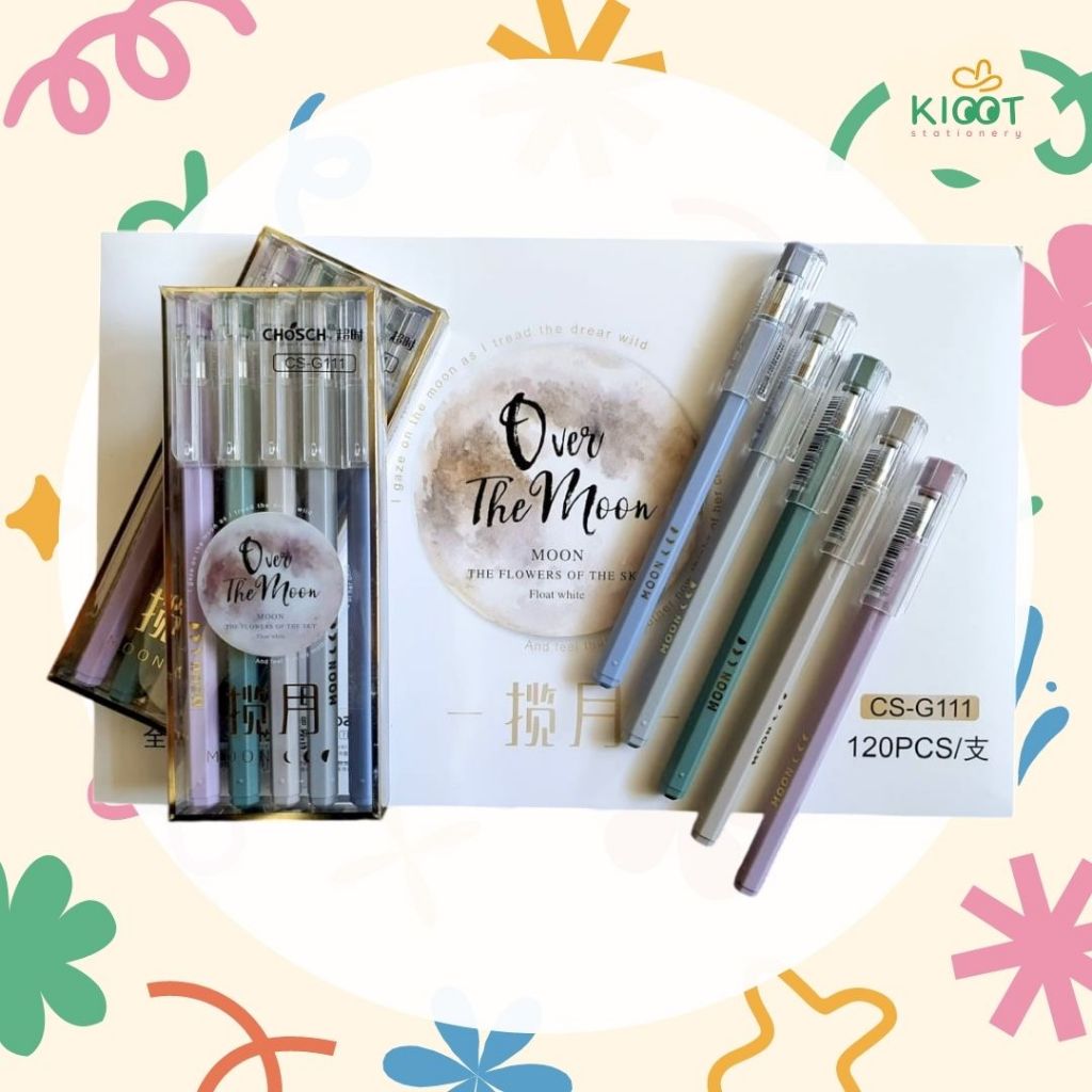

Kioot - Bolpen Gel 1 Set 5 Pcs Pulpen Anak Drawing Pen Warna CSG-111