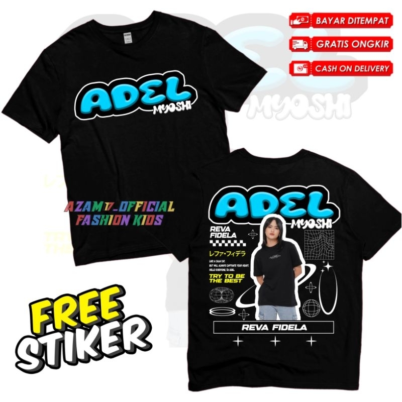 (BISA COD) Kaos Anak Baju Anak Adel JKT 48 Free Nama / Kaos Tshirt Anak JKT 48 Member Oshi Adel