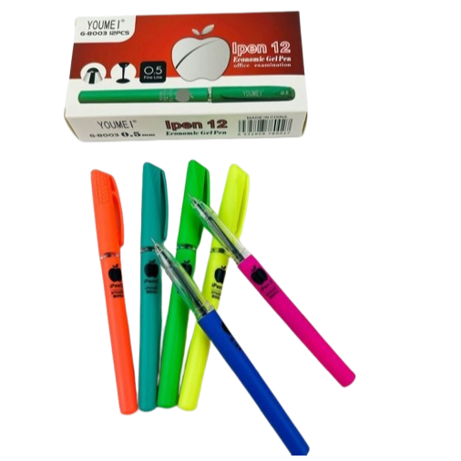 

Bolpen Ipen X Gel Ink 0.38mm Balpoint Pulpen / Bolpen Apple 0.5mm 12pcs