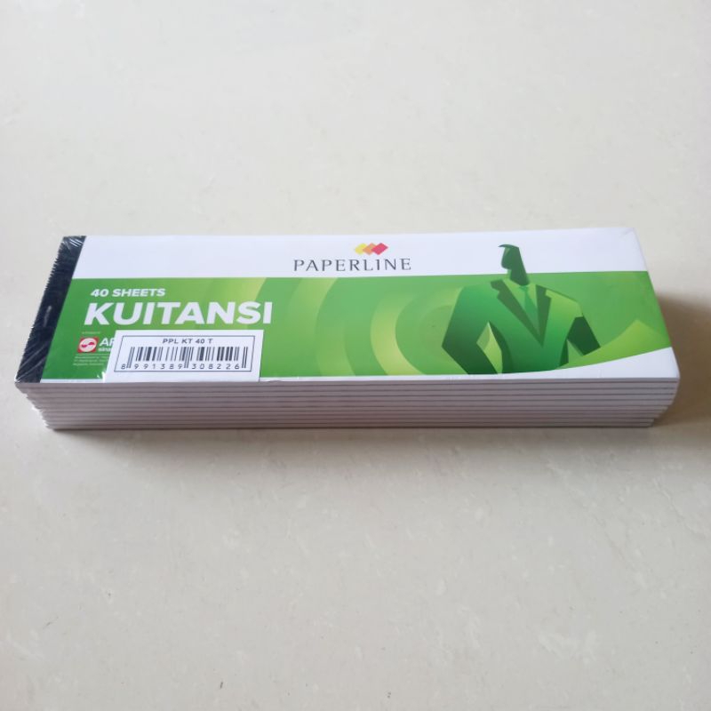 

[ PACK ISI 10 MURAH ] Buku Kwitansi Kuitansi Tanggung Paperline PPL KT 40T ( Ukuran 28.5 x 9 cm )