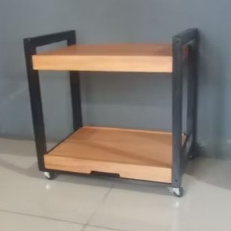 RAK DISPENSER SLEDING, RAK KAYU Sliding serbaguna.