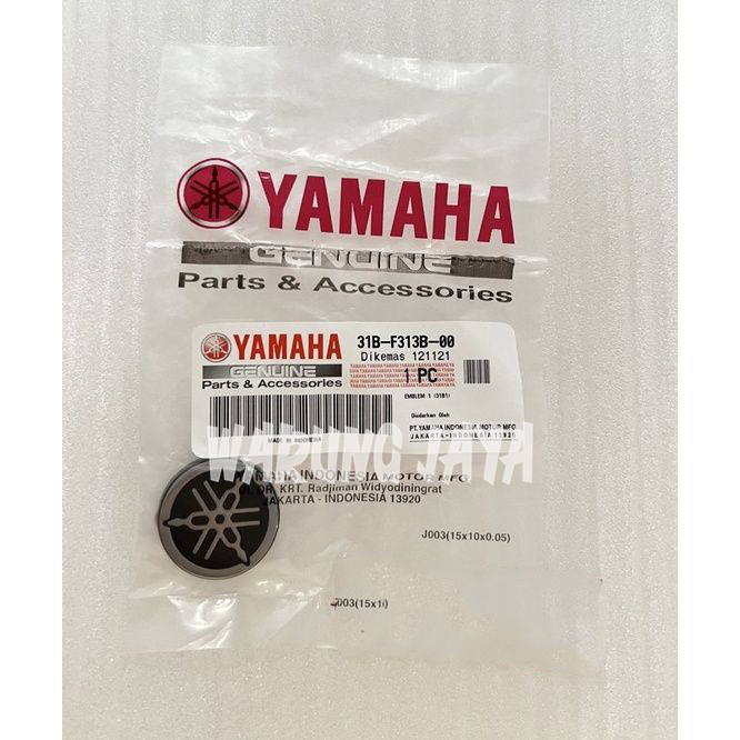 Emblem Logo Yamaha Silver Tameng Dasi Xeon Gt Asli Original Yamaha