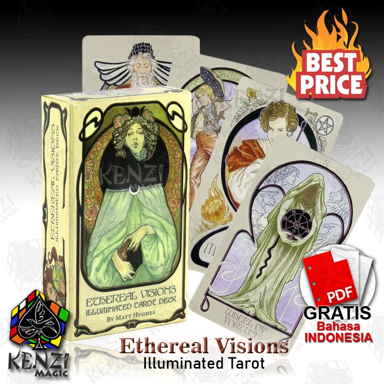 Kartu Tarot Ethereal Visions Illuminated Tarot Deck