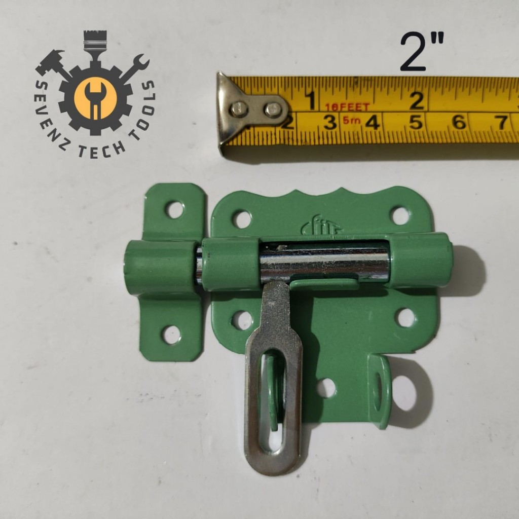 GTK 2" INCH GRENDEL TEMPAT KUNCI FIT 2" / GRENDEL GEMBOK PINTU 2" FIT NIKEL / GRENDEL OVERPAL 2"