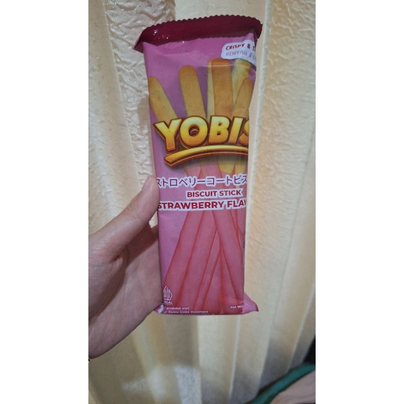 [Per Pack] YOBIS BISCUIT STICK Rasa Stoberi