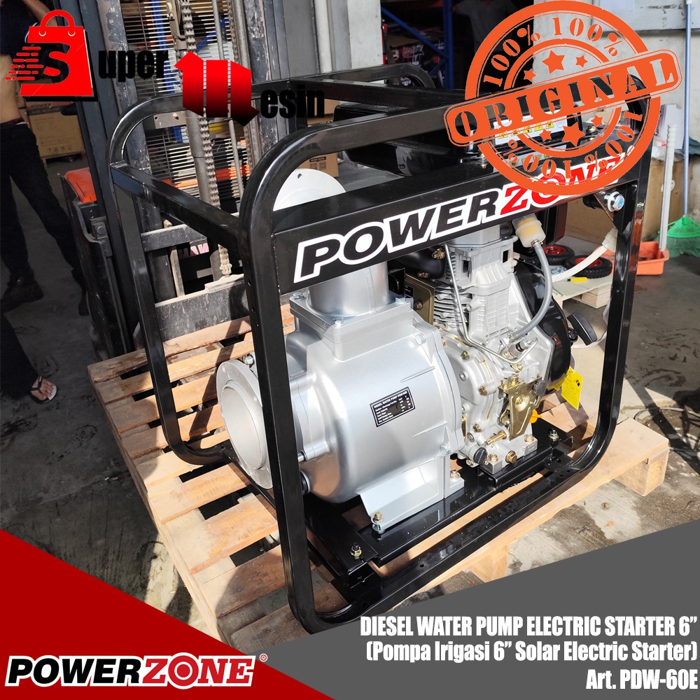 Pompa sirkulasi air sawah solar Electric starter diesel Water pump 6 inch