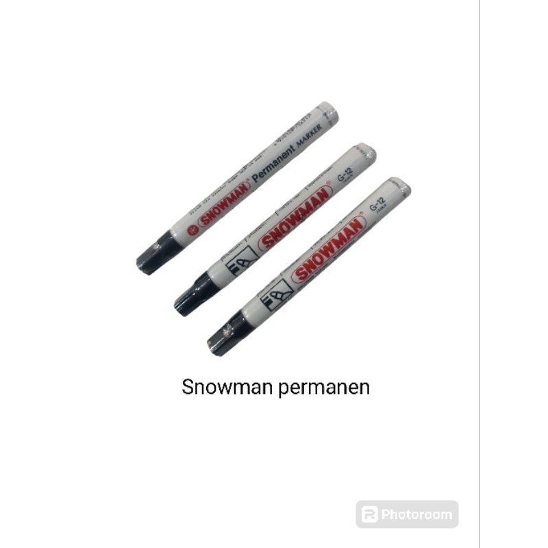 

spidol snowman permanen hitam per pc #