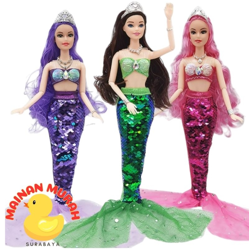 MURAH BONEKA PUTRI DUYUNG / PUTRI DUYUNG SEQUIN / MERMAID DUYUNG / BONEKA MERMAID