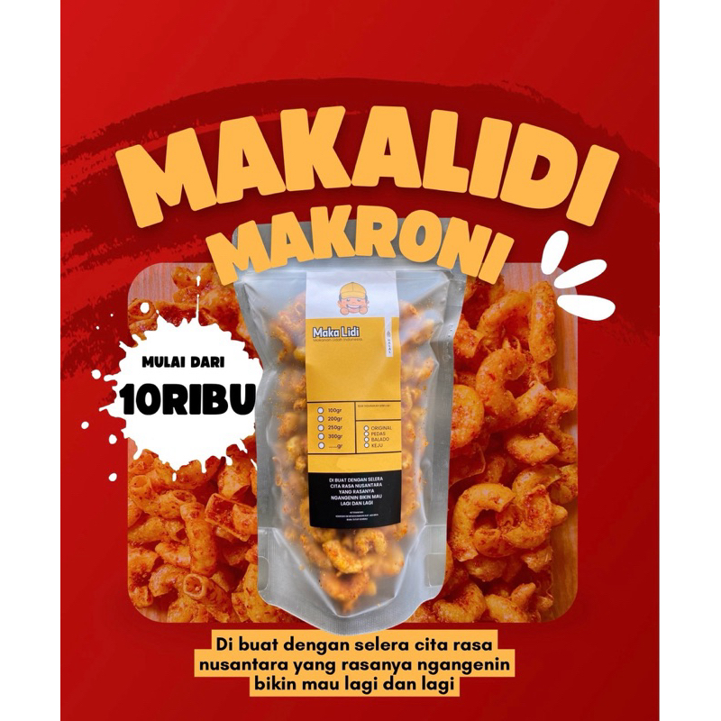 

Makaroni / Macaroni goreng pedes kriukk cemilan pedass cemilan kering by maka.lidi