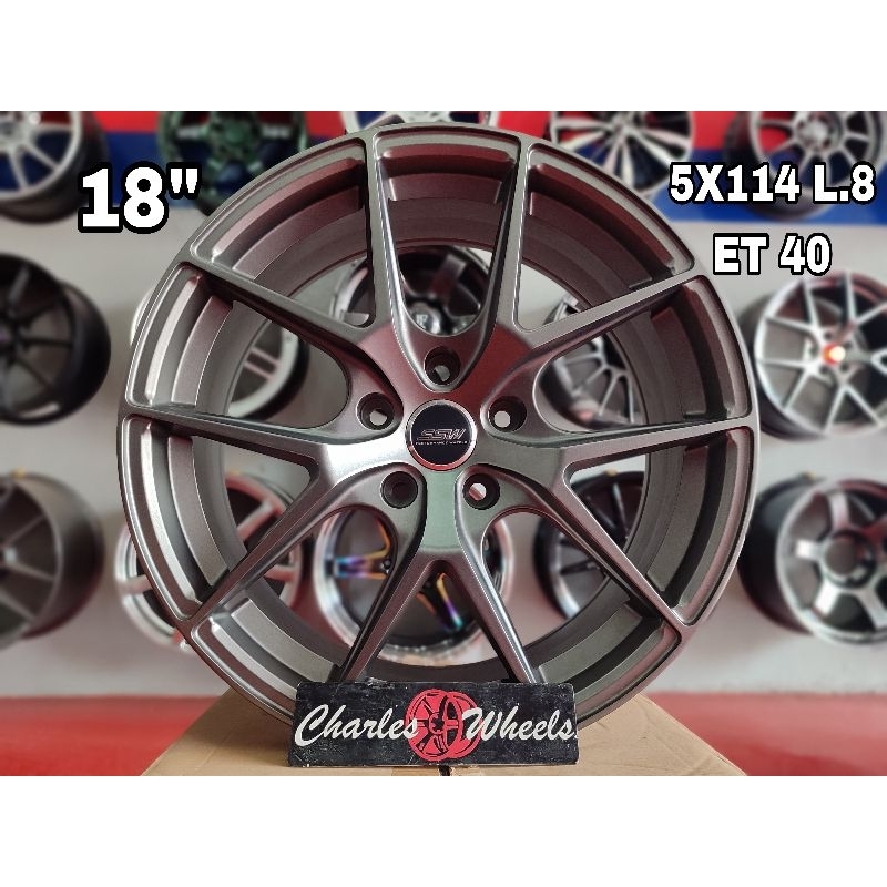 VELG SSW BEBS GREY RING 18 KMB