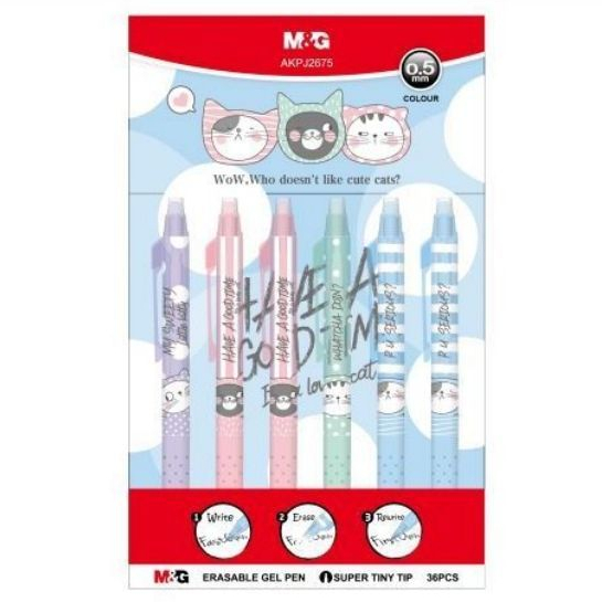 

TBMO M&G ERASABLE GEL PEN BLUE SO MANY CATS 0.5 10029307/AKPJ2675