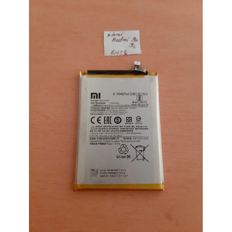 baterai Batre Batu Hp Xiaomi Redmi 9A