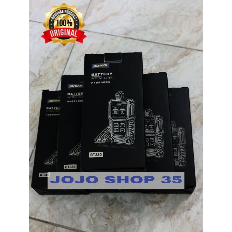 AUTOOL BT360 model baru 12V CAR BATTERY TESTER ANALYZER AUTOOL Bt360  BATERAI AKI BT 360 bt360 MOTOR