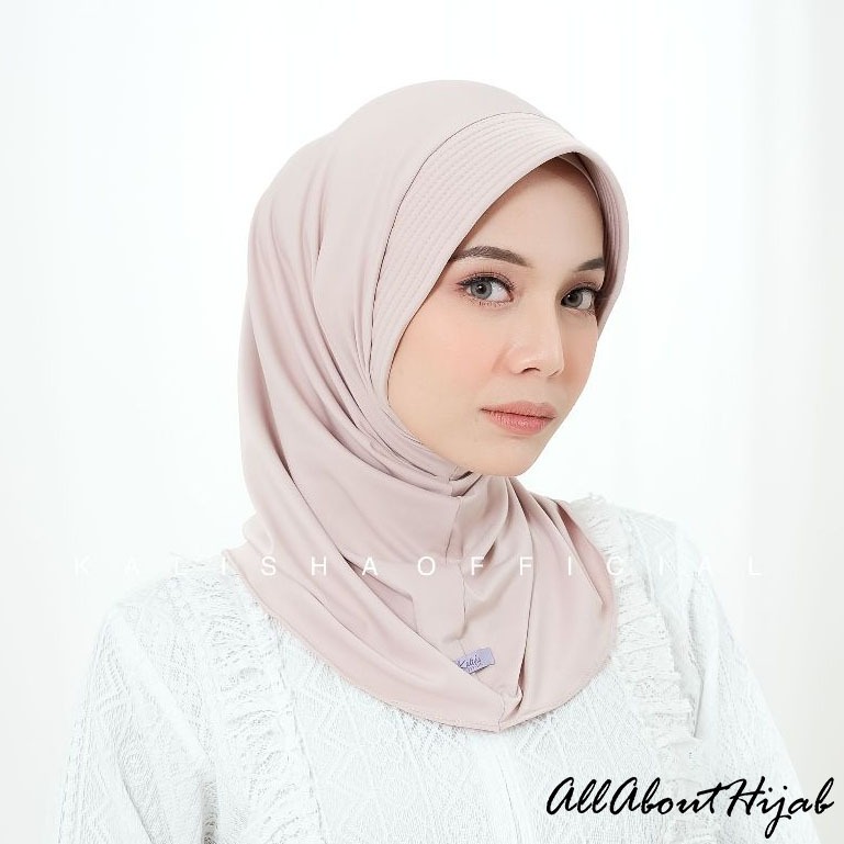 Kalisha - Adiba Hijab Sport Pendek Bergo Hamidah Kerudung Sporty Jersey Premium Hijab Instan Ukuran 