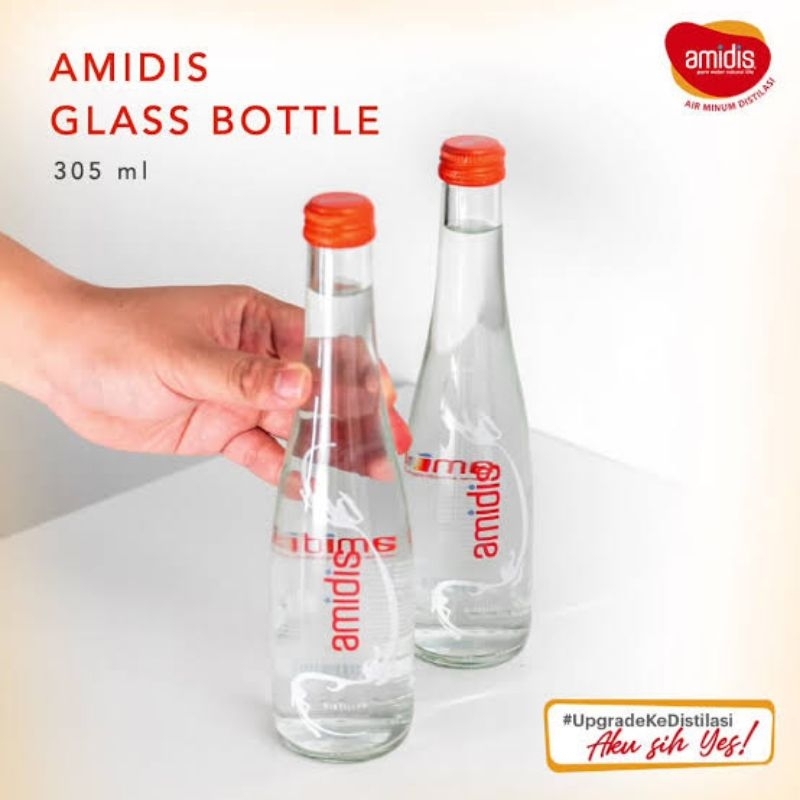 

Amidis Botol Kaca Beling 305 ml Air Minum