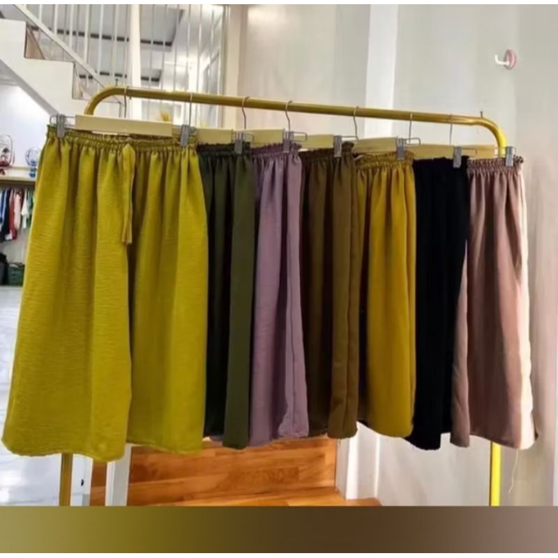 kulot pendek 7/8// kulot crinkle 7/8