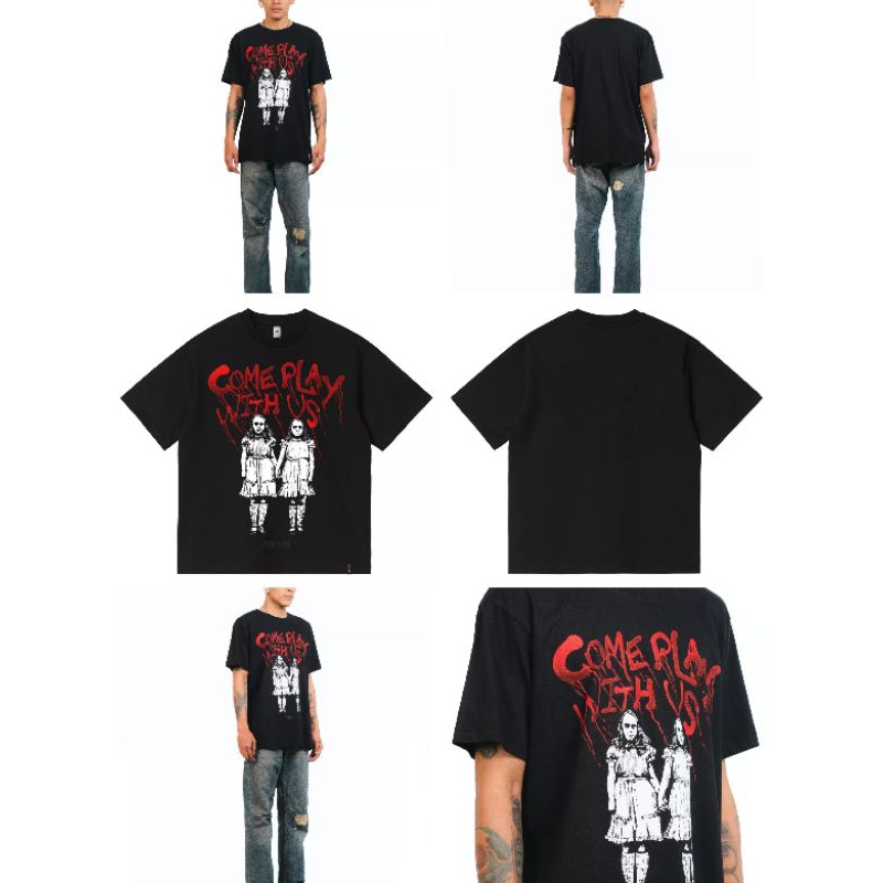 Abigail Clothing - "TWINS" - Shortsleeve T-Shirt | Original free Sticker