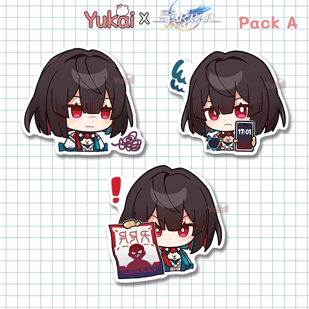 

Stiker Pack Xueyi Honkai Star Rail (HSR) Premium, Sticker Anime Waterproof