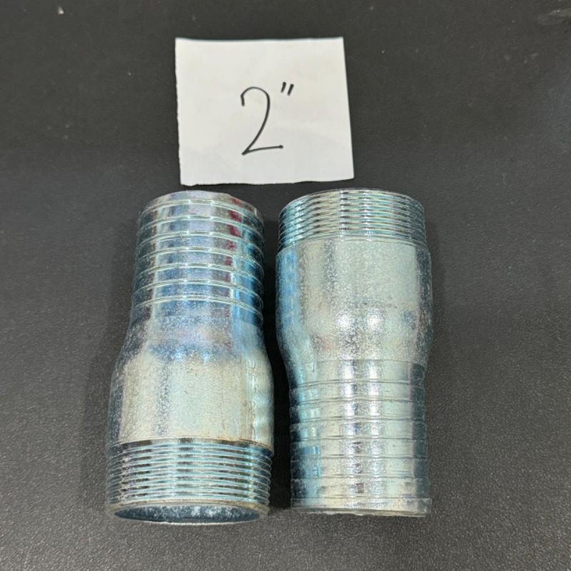 king nipple 2 inchi besi galvanis sambungan pipa nepel selang niple