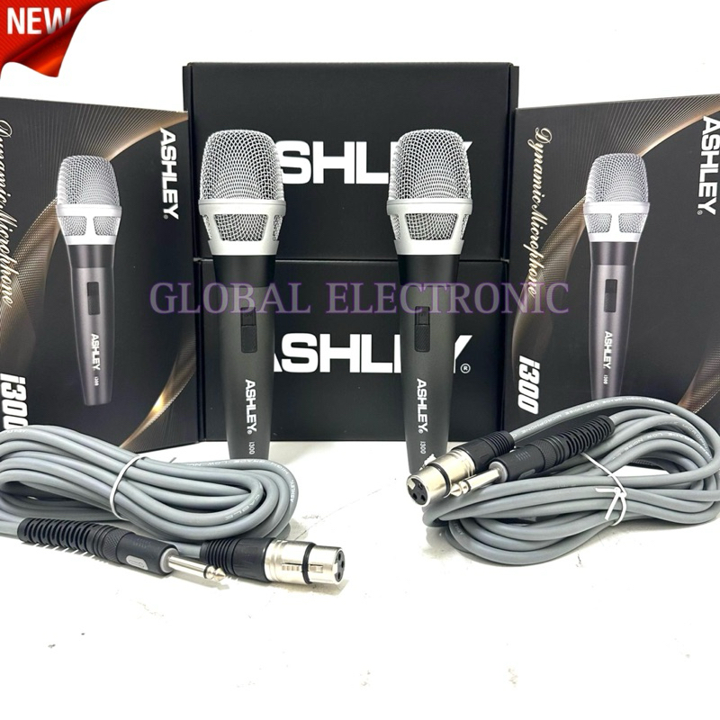 Mic Kabel Ashley i300 Original Asli Ashley i 300 Mic 5 kabel