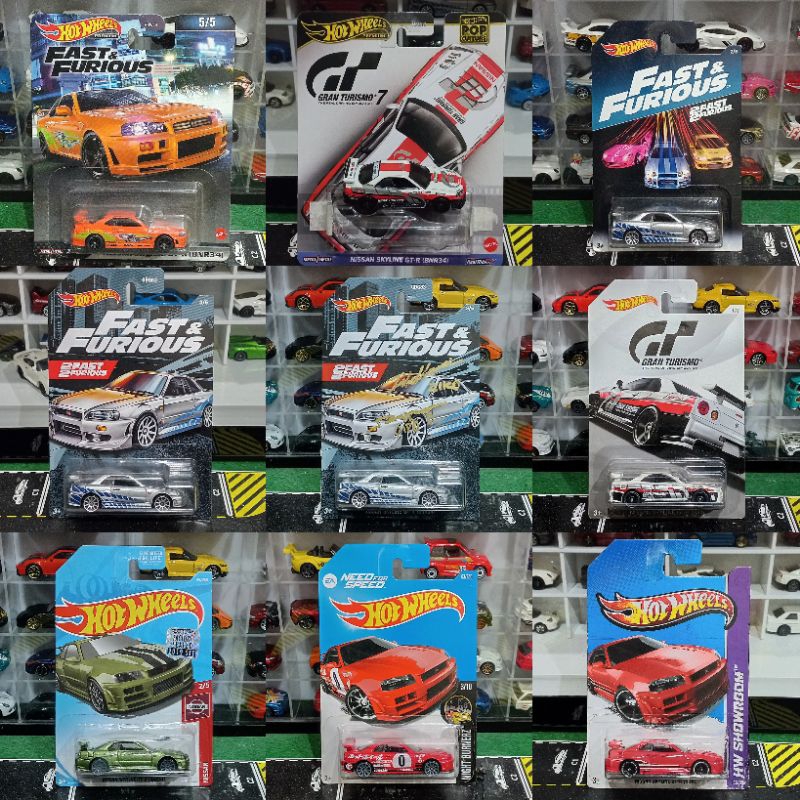 Hot Wheels Nissan Skyline GT-R [BNR34]