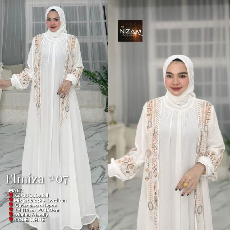 baju gamis wanita ELMIZA ORI solo kekinian
