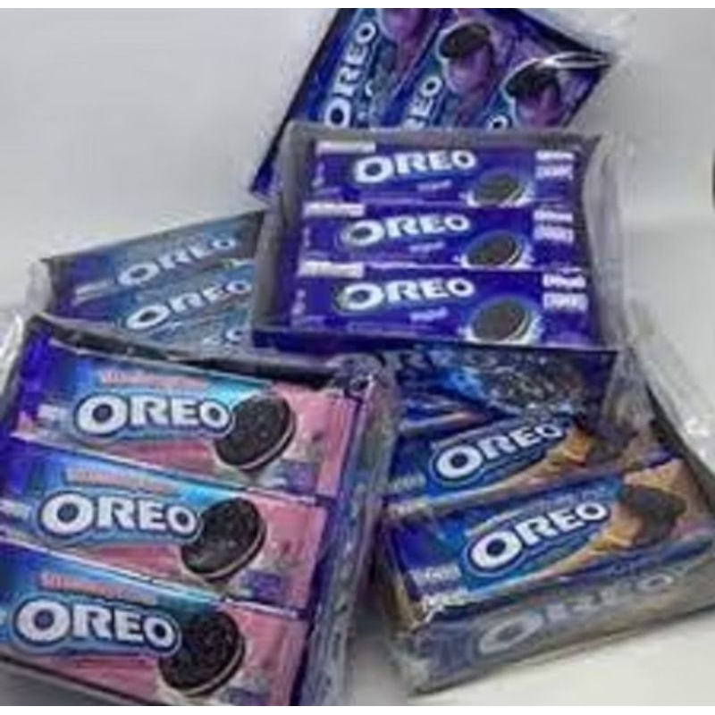 

biskuit Oreo paket 1 pack isi 12 bungkus