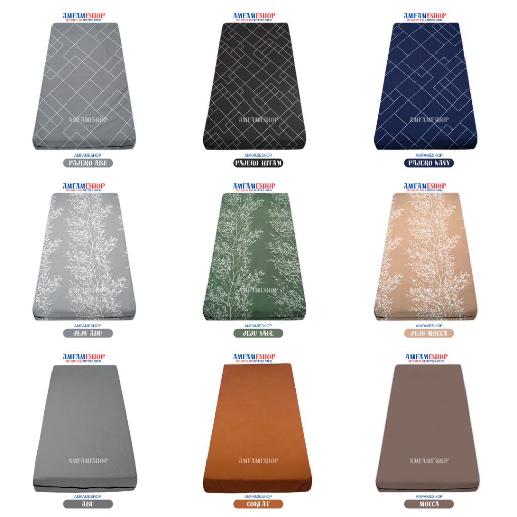 Sarung kasur busa resleting 140x200x20 140x200x25 - Sprei resleting 140x200x20 140x200x25