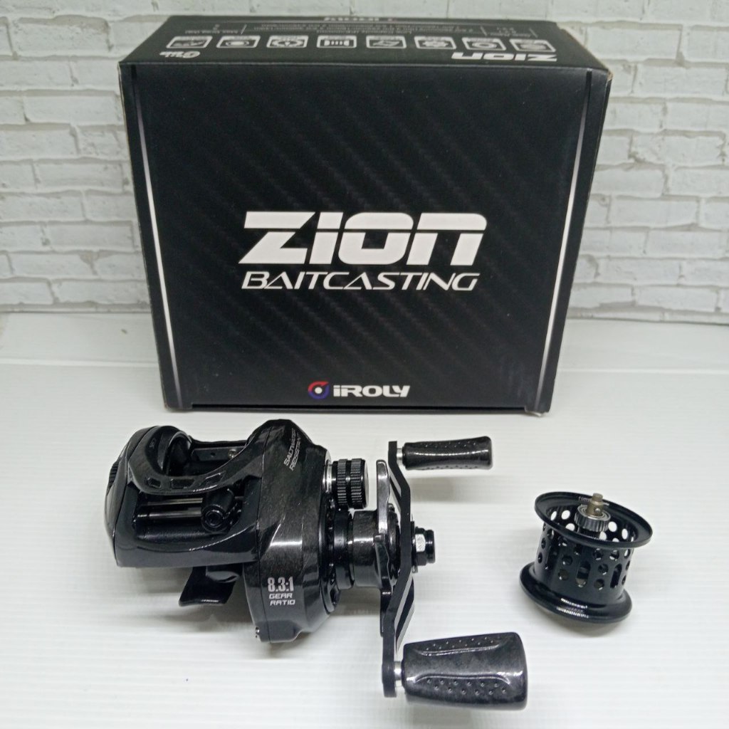 Reel Baitcasting IROLY ZION SW Saltwater Resistant (Bahan Carbon)