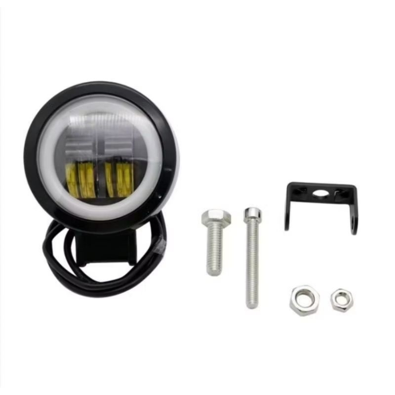 lampu led sorot 2mata sepeda/motor