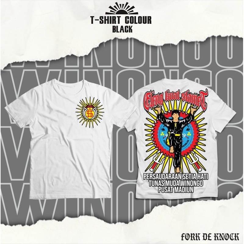 Kaos Distro PSHW Persaudaraan SH Winongo Eling Kuat Slamet