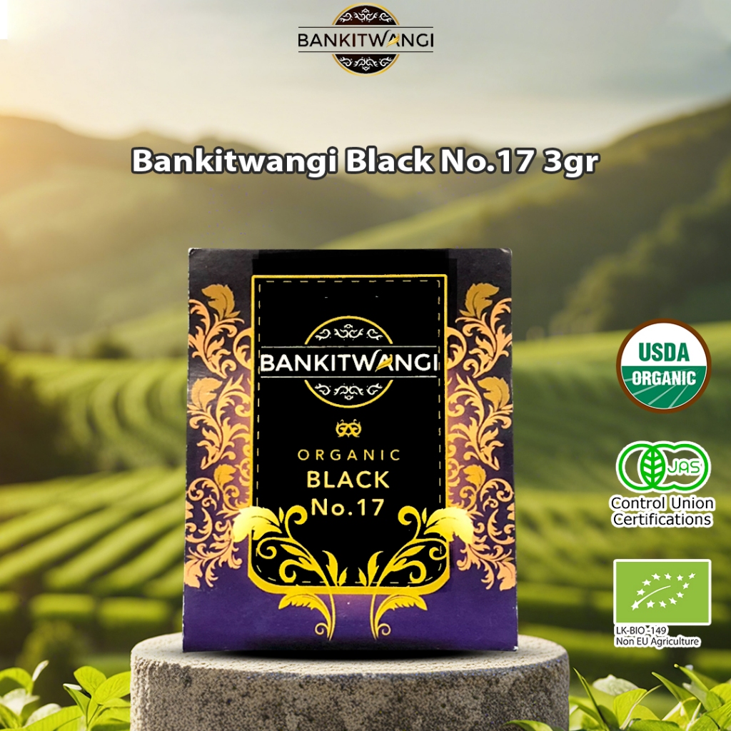 

Bankitwangi Organic Black Tea No. 17 Sachet 3gr - Teh Hitam No. 17 Organik Kemasan Sachet