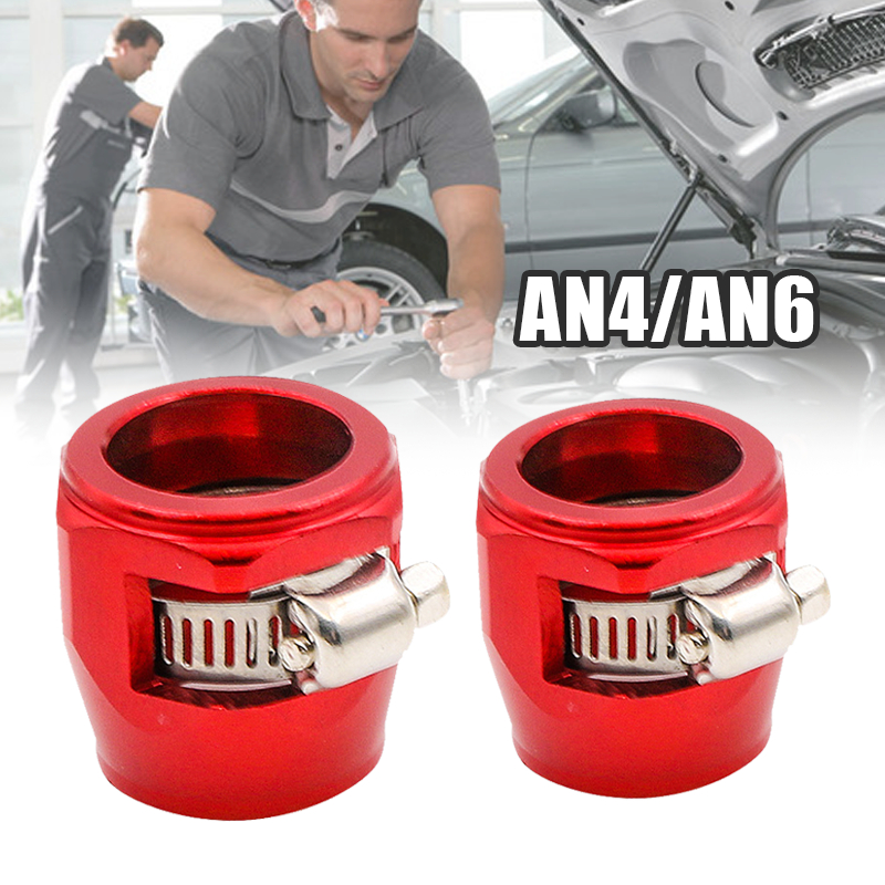 Aluminium Klem Selang Bensin  Hose Clamp Selang Bensin Klem Selang CNC AN4/AN6